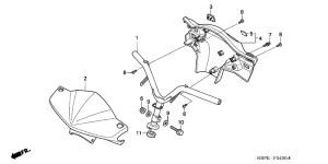 SCV100 Steering handle / handle cover