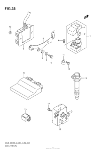 GSX-R600 Electrical (Gsx-R600L3 E28)