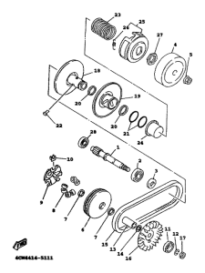 XC125 Сцепление
