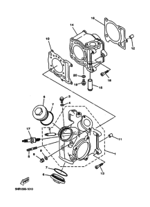 YP125D Цилиндр
