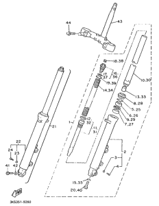  Передняя вилка