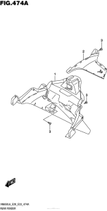 AN650 Задний бампер