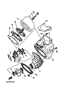 YZ125 YZ125D Впускная система