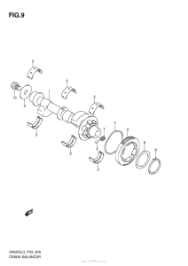 GSX-R250 Балансир кривошипа