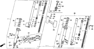 GL1500I Gl1500i front fork 94