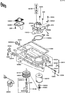 ZG1300 Oil pan / oil filter