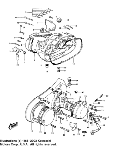 KV100 Engine covers 1 / 2