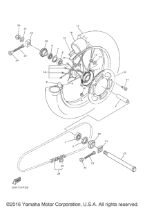  Переднее колесо