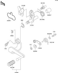 ER500 Механизм переключения передач