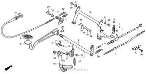 CH250 Подножка