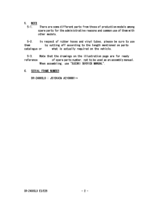 DR-Z400 Catalog preface