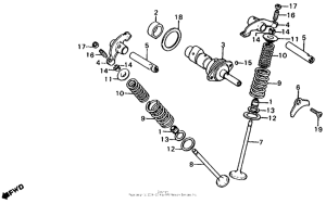  Распределительный вал и клапана