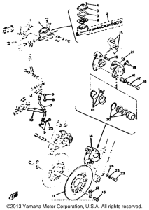 XS650_2F - 1979 Double disc brake