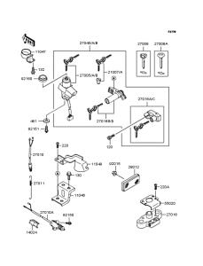 ZR400 Замок зажигания