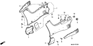 ST1100 Боковая крышка