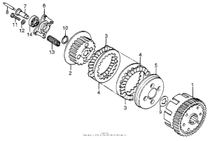TL125 Сцепление