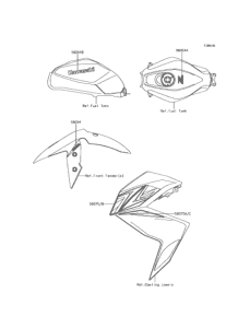 ER250 デカール(ブラック)(DGF)