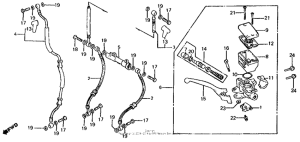 CB650 Front brake master cylinder 81-82