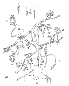 GSX-R1100 Жгут проводов