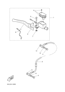 YQ50 Главный тормозной цилиндр