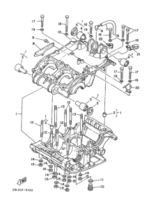 RZ250R ｸﾗﾝｸｹｰｽ