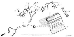 CBR600RR (ABS) Аккумулятор