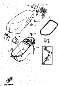 CW50RS Сиденье и держатель