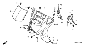 FES250 Front cover shutter