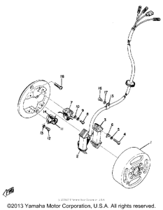 GT80B Flywheel magneto