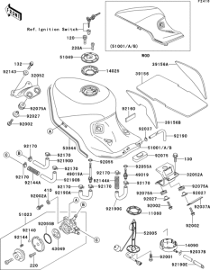 ZX1100 Fuel tank(1 / 2)