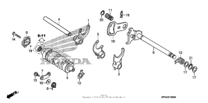  Вилка переключения передач