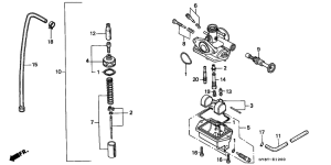 CRM50R Carburetor assy