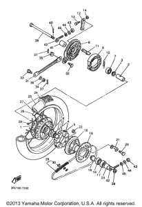 PW80K1 Переднее колесо