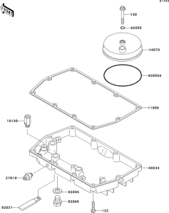 ER500 Поддон картера