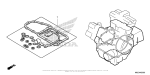 VFR1200F (DCT) Комплект прокладок