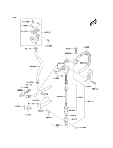 LV1000 Задний торм цилиндр