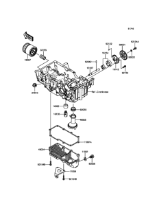 EX300 Масляный насос и фильтр