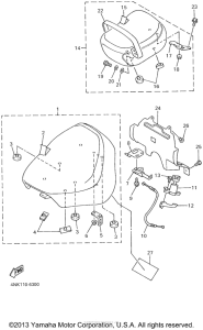 XVZ1300ANC Сиденье