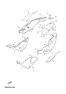 TZR50 Боковые обтекатели