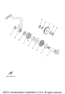TTR125R Стартер