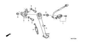 CB600F (ABS) Stand comp
