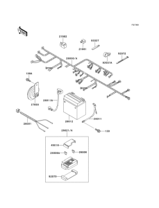 KLE250 Электрика