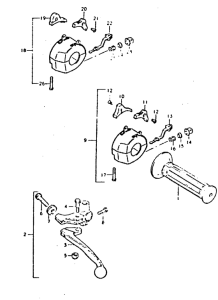 GT250 Left handle switch