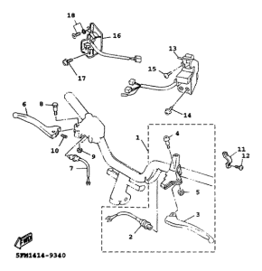 XC125 Рулевые переключатели