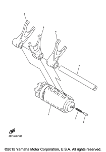 WR250R Копирный вал