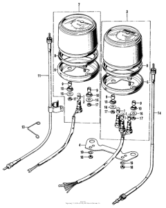 CB125S Speedometer s1-s2