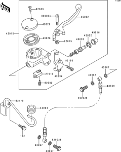 VN800 Главный тормозной цилиндр
