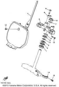 YZ125G1 Управление