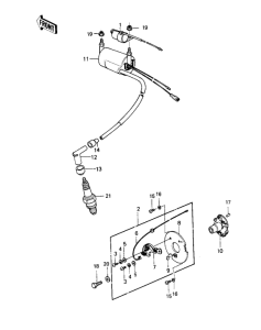 KZ250 Зажигание