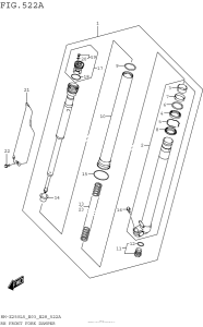 RM-Z250 Rh Front Fork Damper